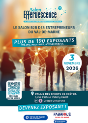 Salon EFFERVESCENCE -le 3 novembre 2026 au Palais des sports de Créteil.