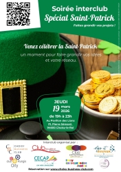 INTERCLUB - SAINT -PATRICK -au Pavillon des Lions- Place Pierre Semard - Choisy le Roi